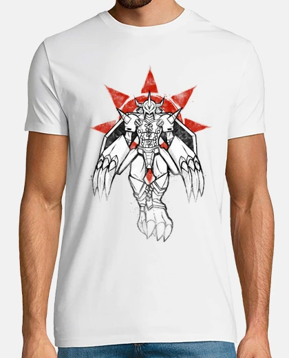 T-shirt guerriero graffiti di coraggio mens camicia