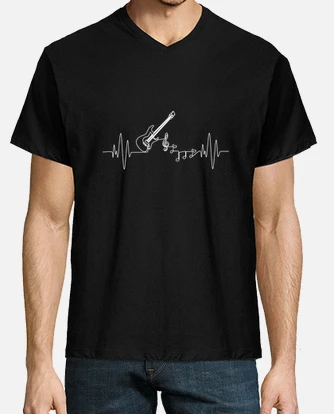 Electric Guitar Player Ekg Pulse Heartbeat Tshirt Great Gift Electric Guitar Player Ekg Pulse Heartbeat Tshirt Great Gift