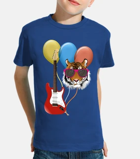 guitar tiger balloons party