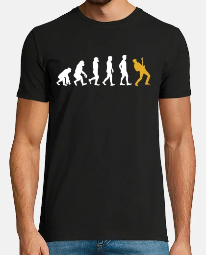 Tee-shirt Guitare cadeau évolution guitare