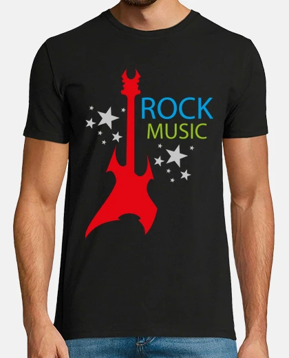 Tee-shirt guitare électrique lourde