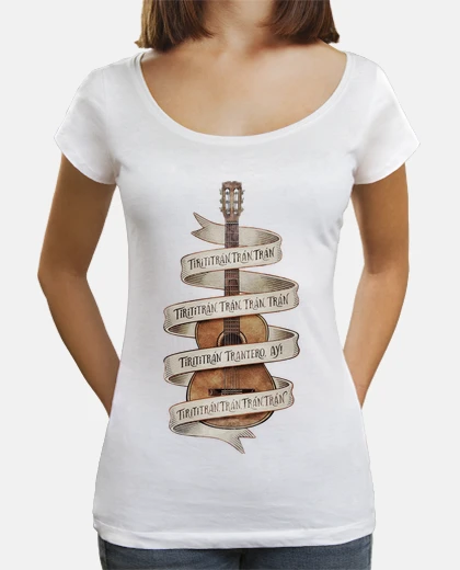 Tee-shirt Guitare flamenco dit tirititran