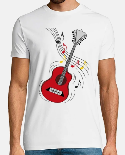 Tee-shirt guitare rock drôle