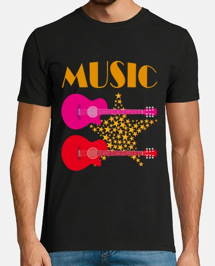 Tee-shirt guitares acoustiques