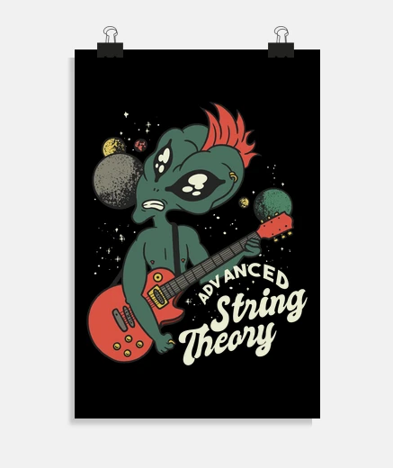 Poster guitarist alien