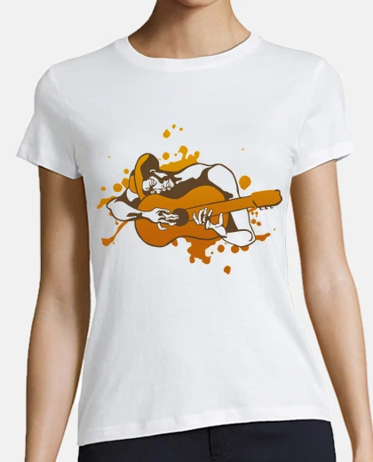 Tee-shirt guitariste, guayasamín