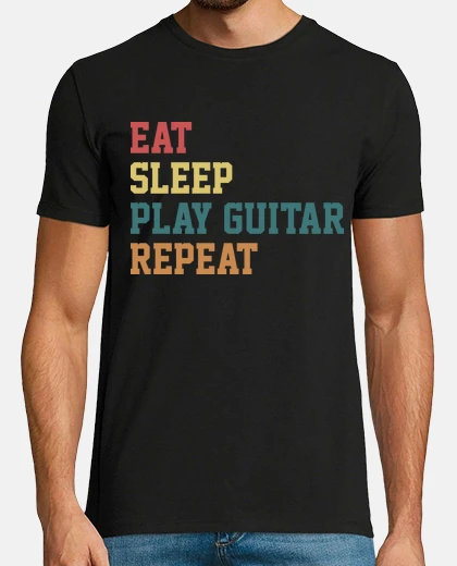 Tee-shirt guitariste joueur de guitare cours musicien musicienne 
