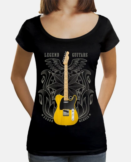 Camiseta Guitarra eléctrica fender telecaster
