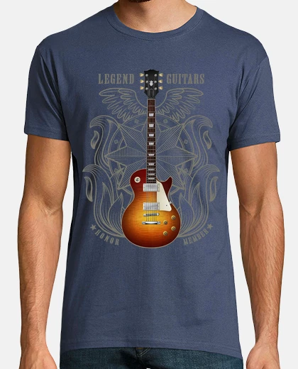 Camiseta Guitarra eléctrica sunburst