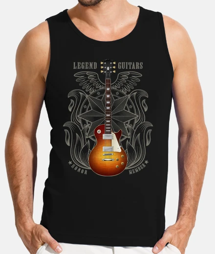 Camiseta Guitarra eléctrica sunburst