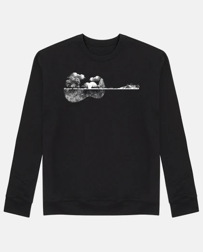 Sudadera guitarra natural