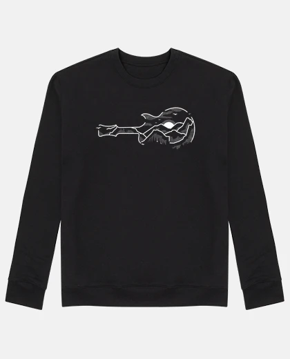 Sudadera guitarra salvaje