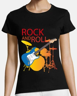 guitarra azul rock and roll