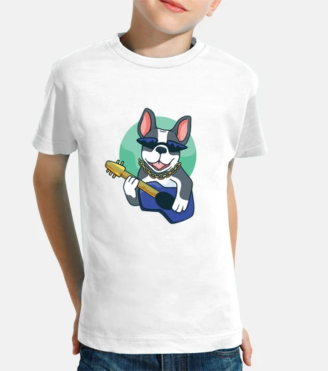 Ropa guitarrista de bulldog