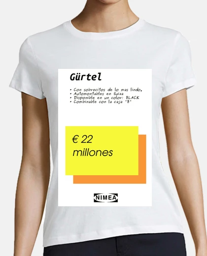 Playera gurtel