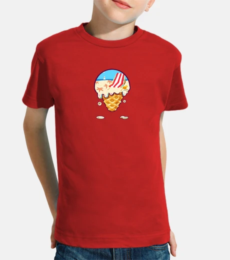 Abbigliamento gusto gelato da spiaggia