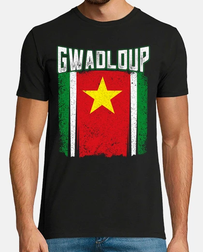 Tee-shirt Gwada designs drapeau Guadaloupe