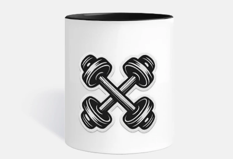 Cup gym fitness dumbbells