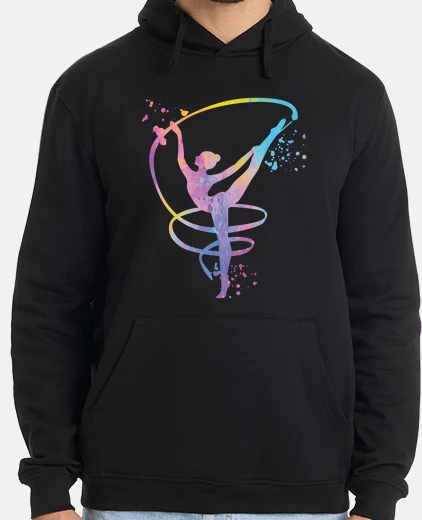 Hoodie Gymnast with band Rhythmic Gymnastics