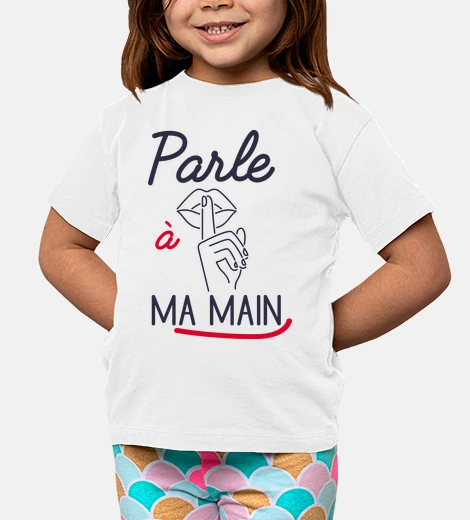 Ropa habla con mi mano regalo de humor