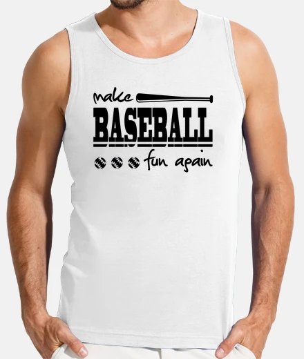 Camiseta hacer que el b&eacute;isbol se divierta