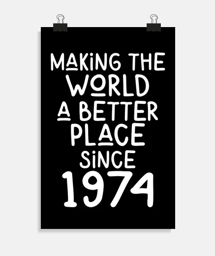 Póster haciendo del mundo un lugar mejor desde