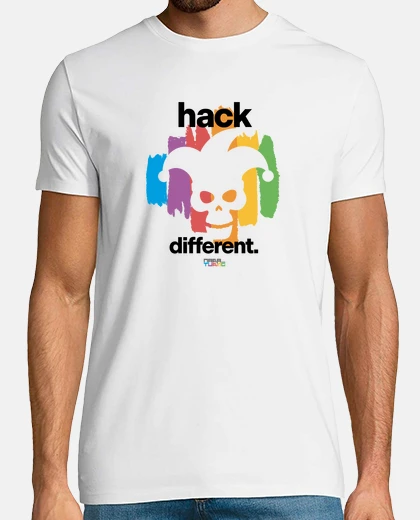 T-shirt hackerare in modo divertentiso