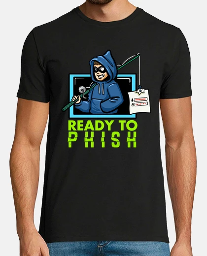 Playera hacking listo para phishing ciberseguridad hacker