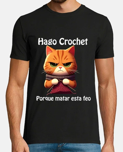 Camiseta Hago crochet