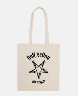 hail seitan - go vegan 11 (black)