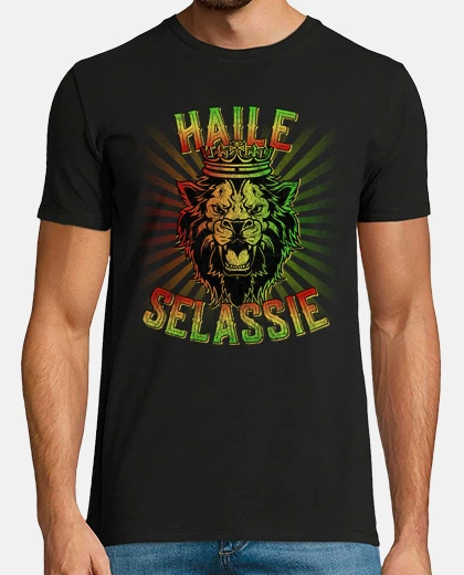 Camiseta Haile Selassie Jah Rastafari