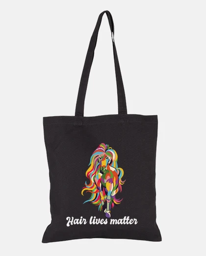 Sac hair lives matter, cheval de la liberté, sac de femme en soutien,
