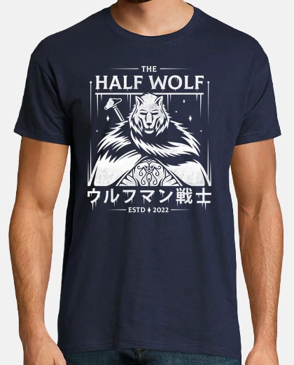 T-shirt half lupo knight