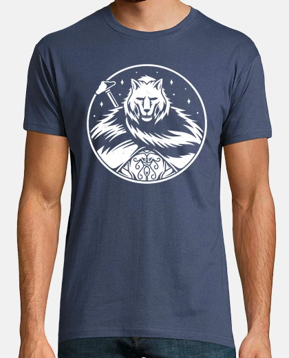 T-shirt half lupo warrior