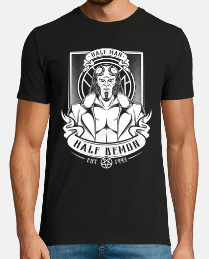 Camiseta Half Man Half Demon