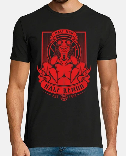 Camiseta Half Man Half Demon