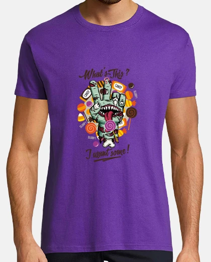 Tee-shirt Halloween  candys