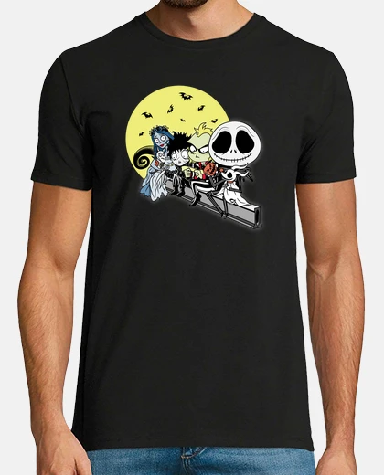 Camiseta Halloween-atop-a-skyscraper