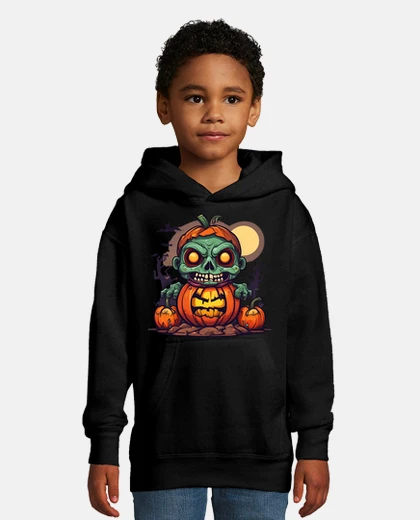 Kids Halloween Pumpkin Zombie