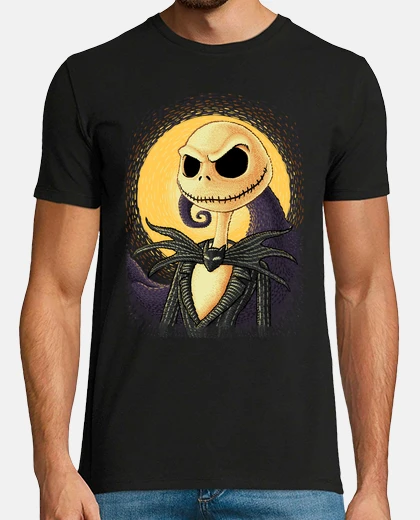 T-shirt halloween ritratto