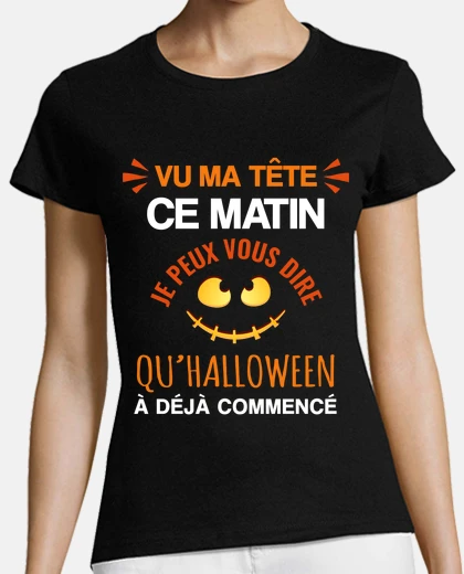 Playera halloween ya ha comenzado el humor de terror