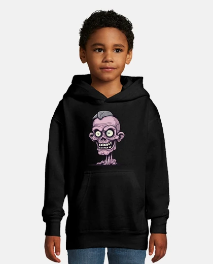 Kids Halloween Zombie Head