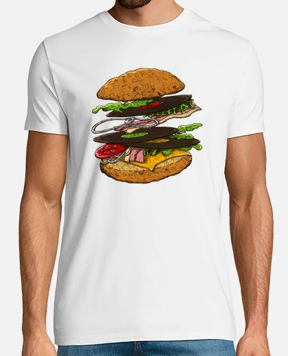 T-shirt hamburger