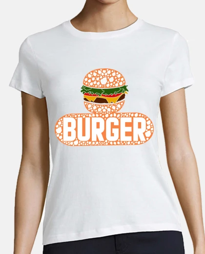 T-shirt hamburger elegante