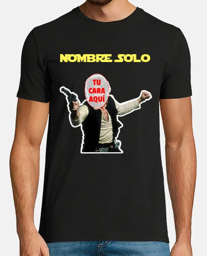Camiseta Han Solo con tu cara
