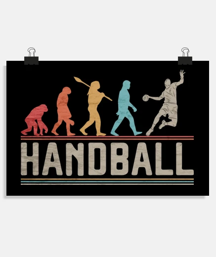 Poster Handball Balonmano Pallamano