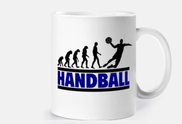 Cup handball evolution handball player
