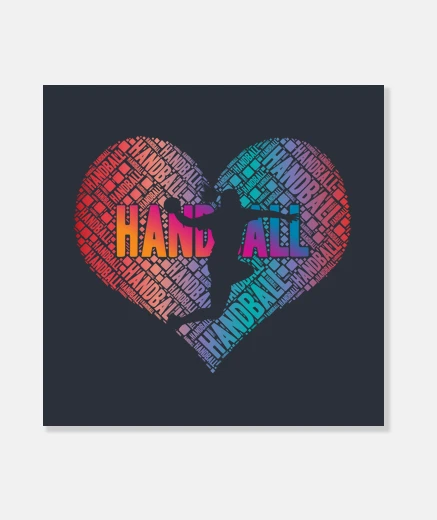 Wall handball girl