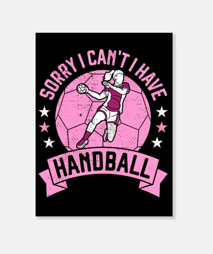 Stampa Handball Girl Pallamano Femminile