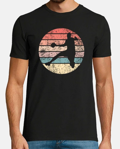 T-shirt Handball Player Retro